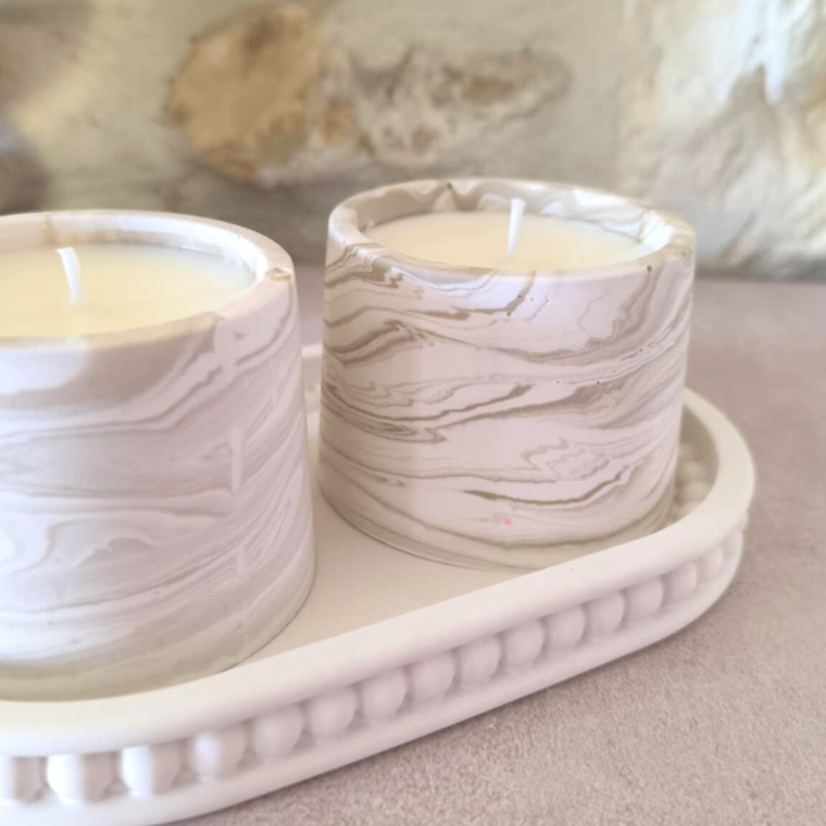 Bougie marbré – Image 2