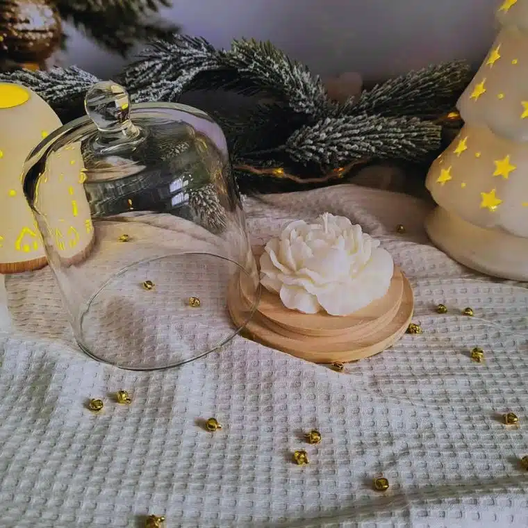 Bougie Ivy sous cloche – Image 3